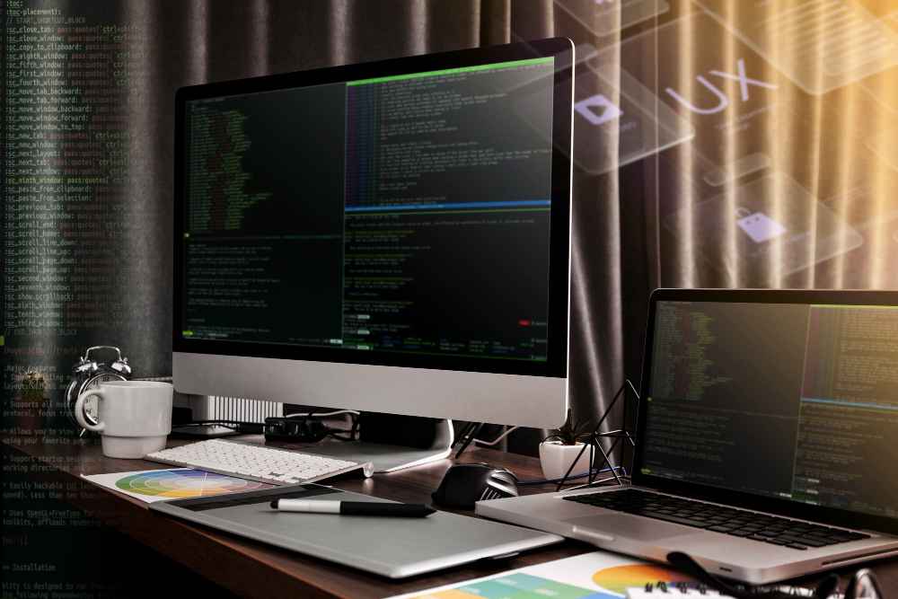 Computer - Programming - Room - Setup - Laptop