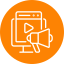 Video - Speaker - Marketing - Graphical icon