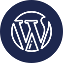 Wordpress icon - PSD To WordPress Services - Keyfox Solutions